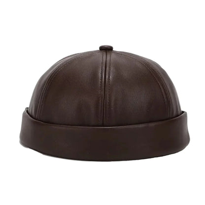 Seward Leather Docker Cap