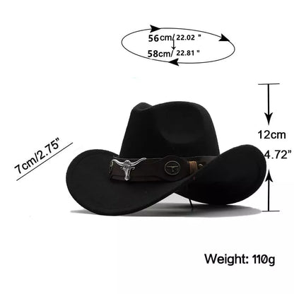 Silver Bull Wool Cowboy Hat
