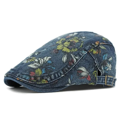 Spring Whisper Cotton Flat Cap