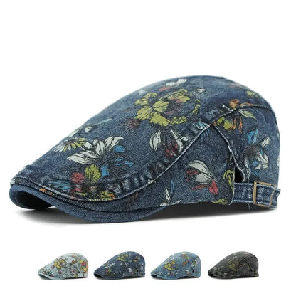 Spring Whisper Cotton Flat Cap