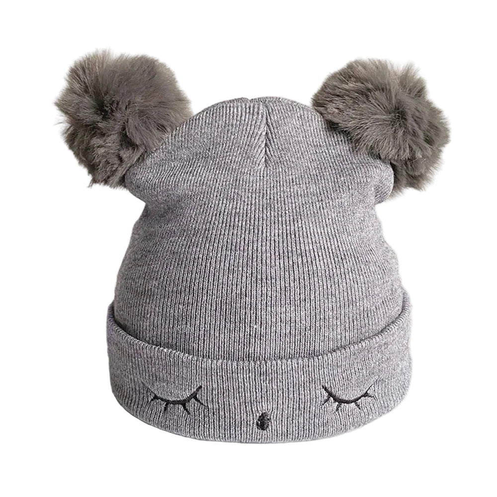 Sweat Heart Kids Winter Pom-Pom Beanie