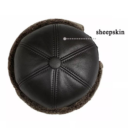 Tarkov Winter Genuine Leather Docker Cap