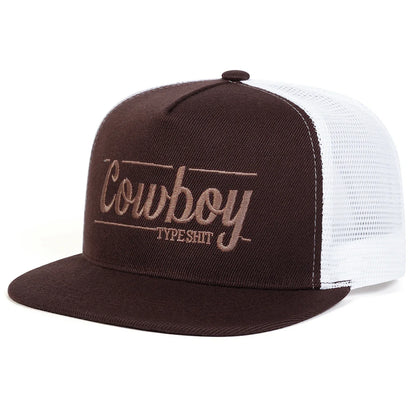Cowboy Type Shit Trucker Snapback Cap