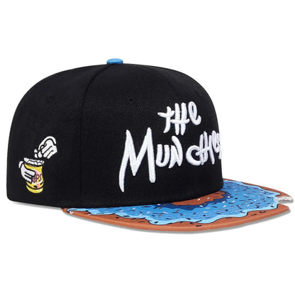 The Munchies Bitten Donut Snapback Cap