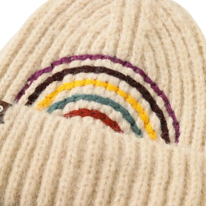 The Rainbow Winter Knitted Beanie