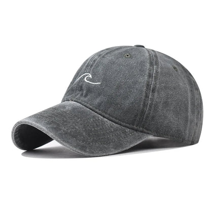 The Wave Washed Cotton Baseball Cap
