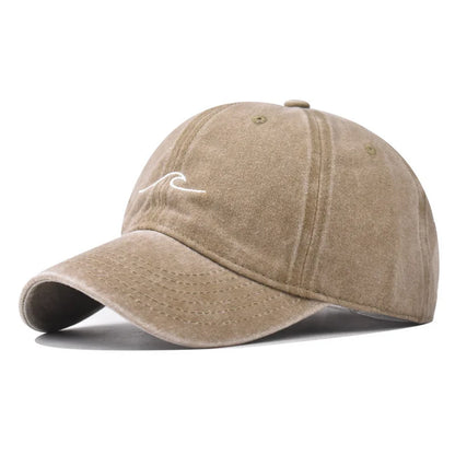 The Wave Washed Cotton Baseball Cap