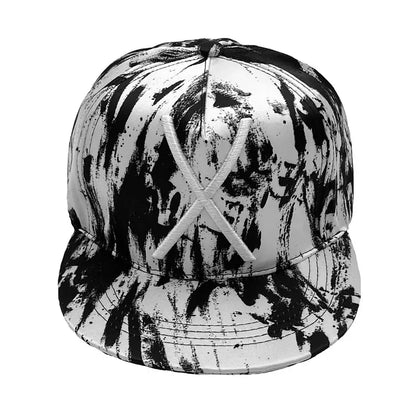 The X Black Graffiti Snapback Cap