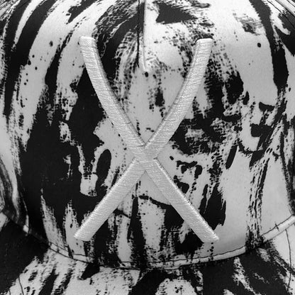 The X Black Graffiti Snapback Cap