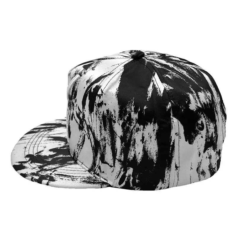 The X Black Graffiti Snapback Cap