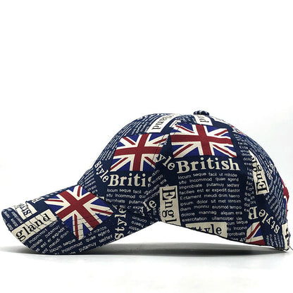 UK British Flag Baseball Cap