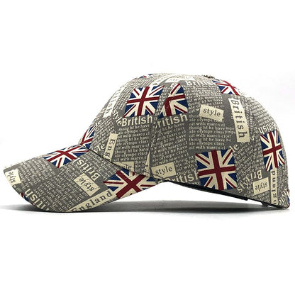UK British Flag Baseball Cap
