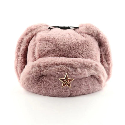 URSS Cotton Fur Trapper Bomber Hat