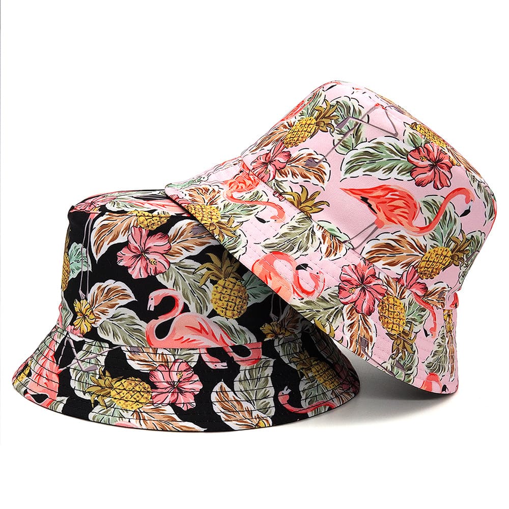 animals-floral-fisherman-spring-headwear-cotton