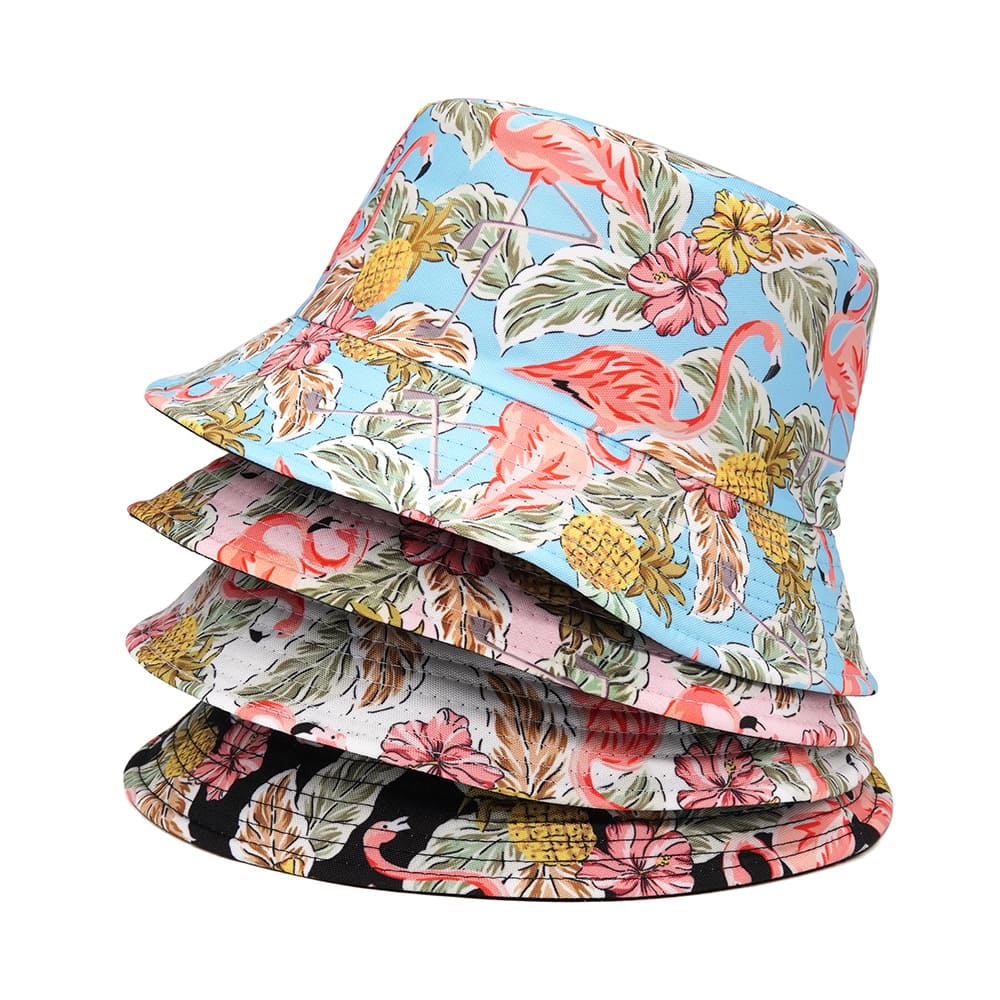 animals-floral-fisherman-spring-headwear-cotton