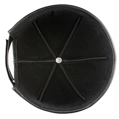 Vintage Genuine Leather Docker Cap