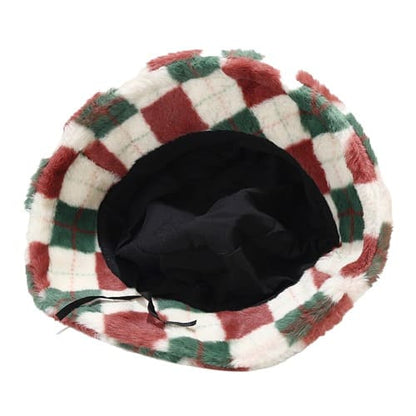 winter-plaid-classic-furry-cold-protection-fisherman-headwear