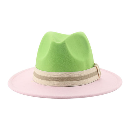 Watford Bicolor Band Fedora Hat