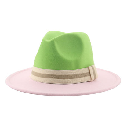 Watford Bicolor Band Fedora Hat