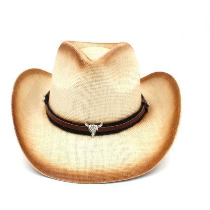 vegetable-fibre-ecologic-breathable-classic-western-degraded-leather-belt-beige