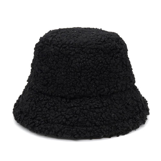 Winter Lamb Fur Bucket Hat