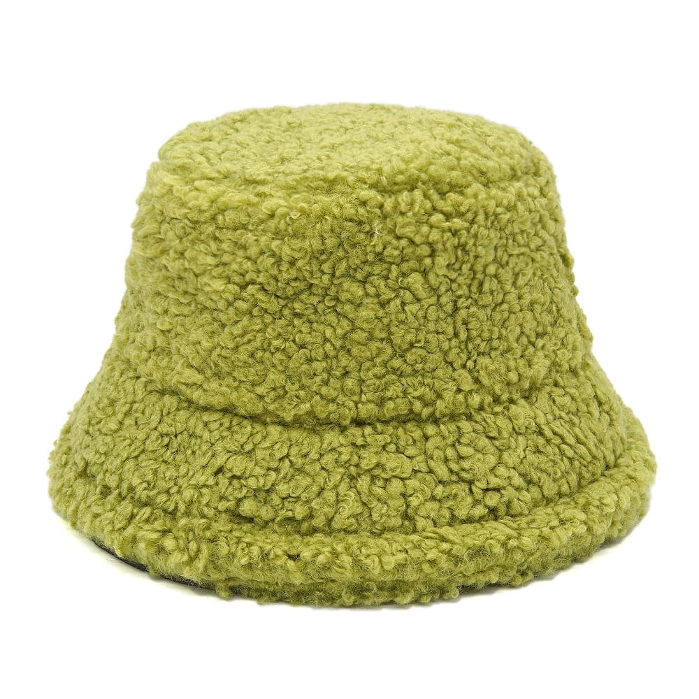 Winter Lamb Fur Bucket Hat