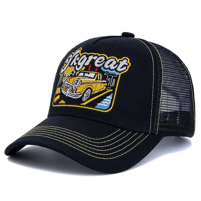YKgreat Taxi Station Trucker Cap
