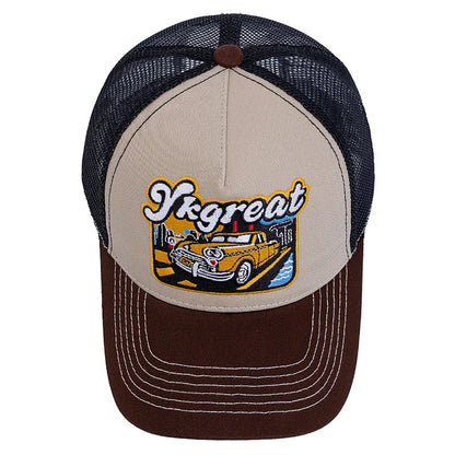 YKgreat Taxi Station Trucker Cap