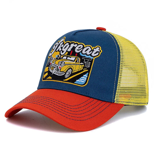 YKgreat Taxi Station Trucker Cap