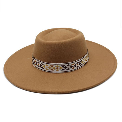 Zurich Wide Brimmed Porkpie Hat