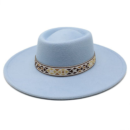 Zurich Wide Brimmed Porkpie Hat